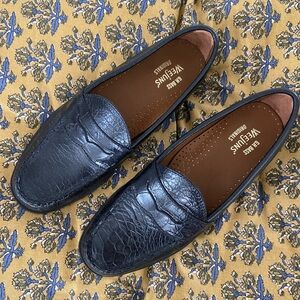 GH BASS WEEJUNS MENS LOGAN CROCO